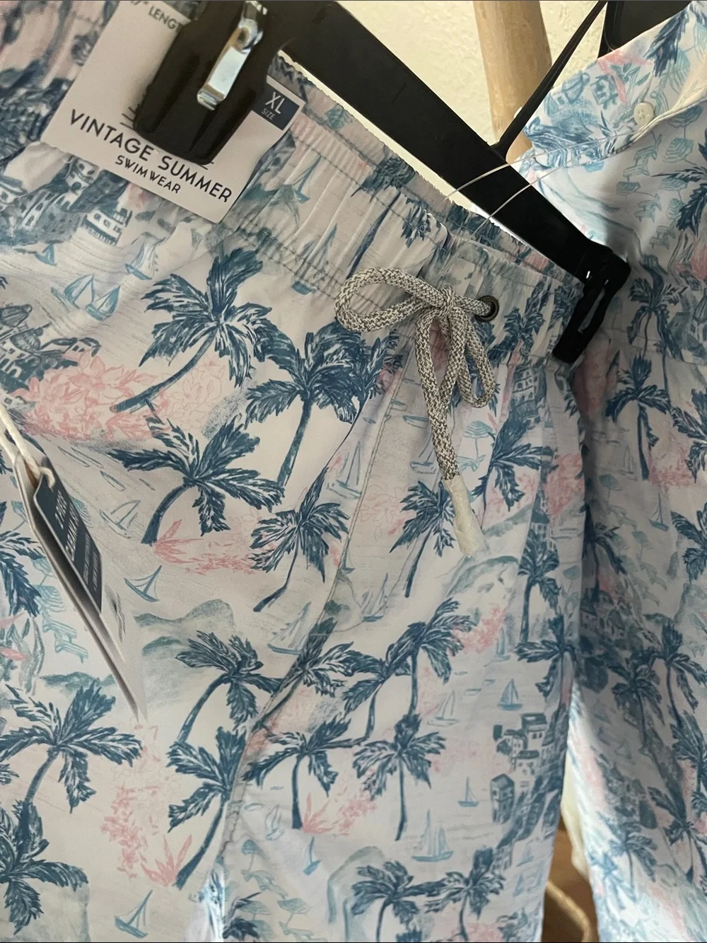 2 Piece Cabana Set - Beach Buttondown &  Swim Shorts